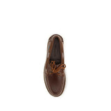 Sebago Brown Calf Leather Bos Taurus Slip-On Loafers