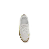 Givenchy White Calf Leather Bos Taurus Low Top Sneakers