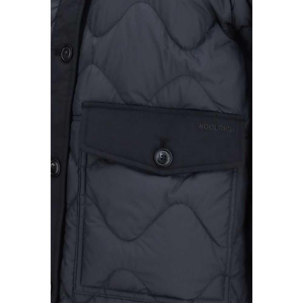Woolrich Gray Polyester Full-Length Jacket