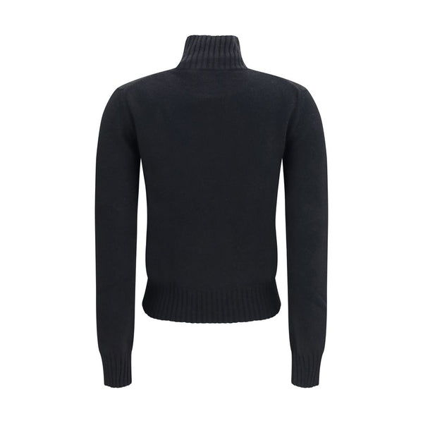 Ami Paris Black Cashmere Turtleneck