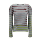 Ganni Gray Cotton Sportswear