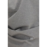 Ganni Gray Cotton Long Sleeve T-Shirt