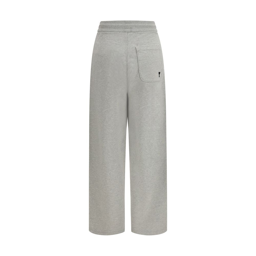 Ami Paris Gray Alpaca Vicugna Pacos Joggers (Workout Pants)