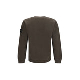 Stone Island Brown Cotton Sweatshirt