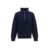 Prada Blue Wool Oves Aries Sweatshirt