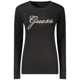 Guess Jeans Black Viscose Womens Sweater