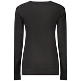 Guess Jeans Black Viscose Womens Sweater