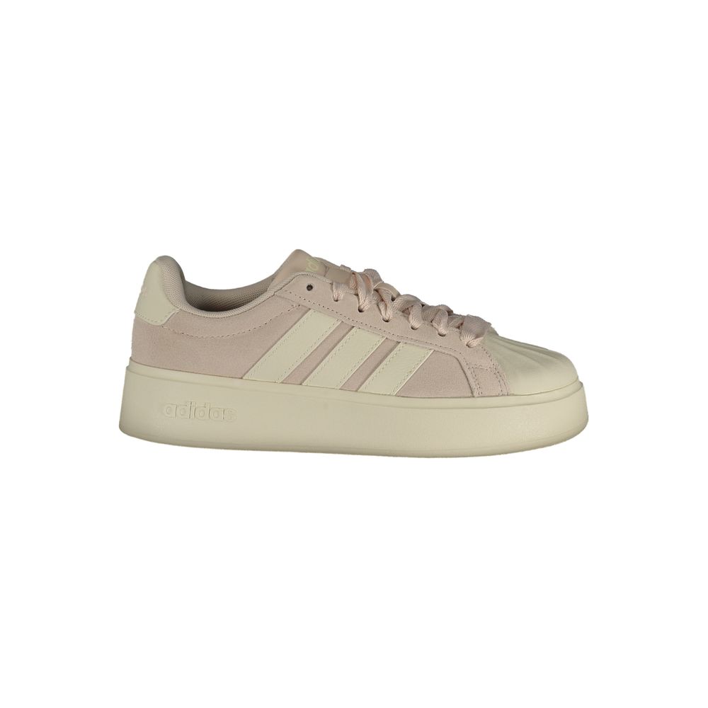 Adidas White Polyurethane Female Sneaker