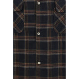 FOUND Blue Cotton Pattern Shirt