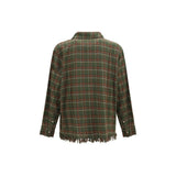 FOUND Bicolor Cotton Pattern Shirt