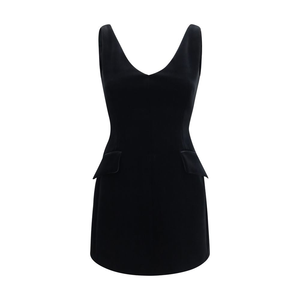 Max Mara Black Polyester Cocktail Dress