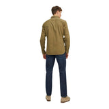 Jack Jones Green Denim Shirt