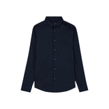 Armani Exchange Blue Cotton Dress Shirt