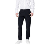 Armani Exchange Black Cotton Casual Pants