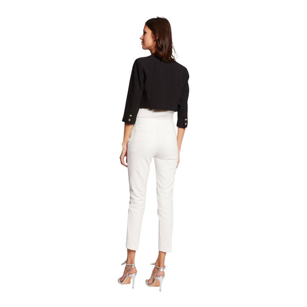 Morgan De Toi Black Polyester Biker Jacket