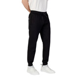 Armani Exchange Black Cotton Joggers (Workout Pants)
