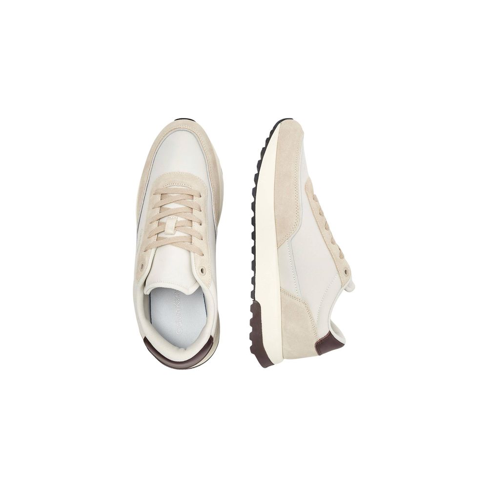 Calvin Klein Brown Leather Low Top Sneakers