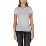 Armani Exchange White Cotton T-Shirt