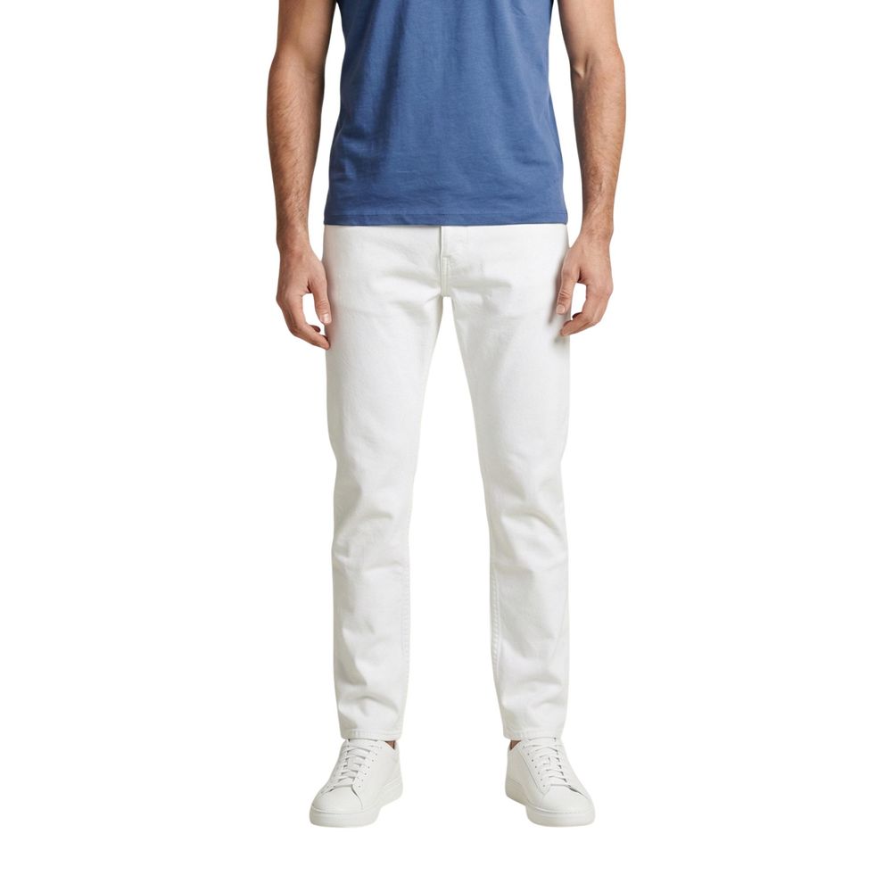 Calvin Klein Jeans Beige Cotton Skinny Jeans
