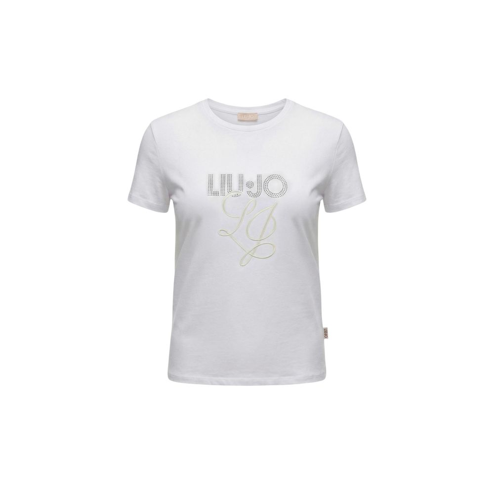 Liu Jo Beige Cotton T-Shirt