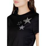 Liu Jo Black Cotton T-Shirt
