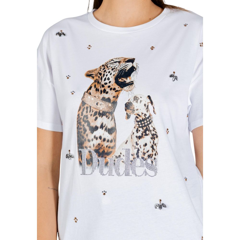 Liu Jo White Cotton T-Shirt
