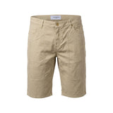 Jeckerson Beige Cotton Bermuda Shorts