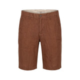 Borghese Beige Linen Bermuda Shorts