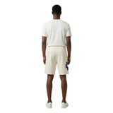 County of Milan Cream Cotton Bermuda Shorts