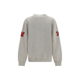 Off-White Gray Cotton Sweatshirt