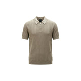 Armani Exchange Beige Cotton Polo Shirt