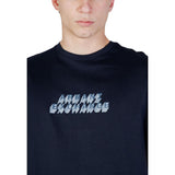 Armani Exchange Blue Cotton T-Shirt