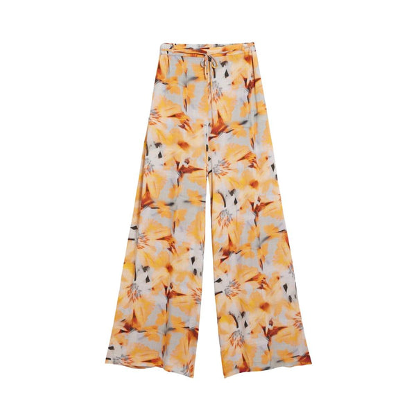 Desigual Orange Viscose Casual Pants