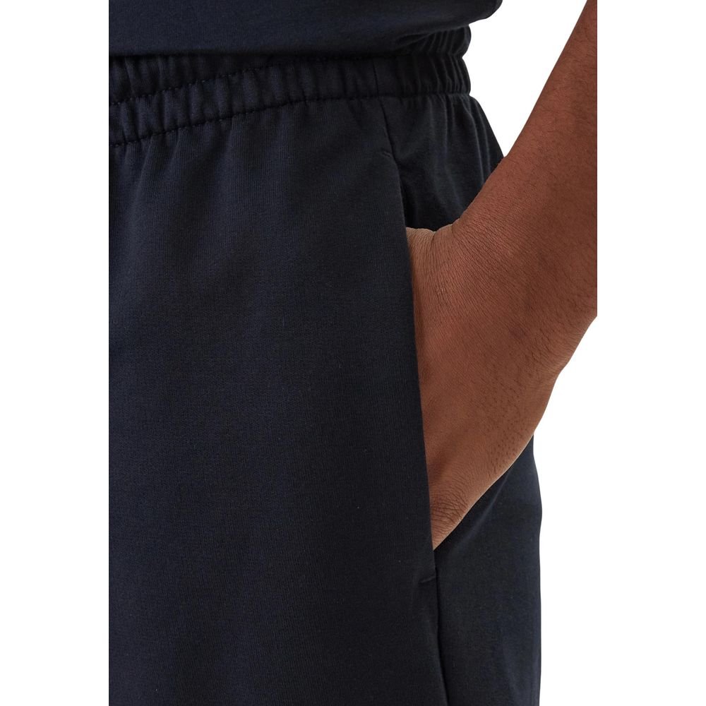 EA7 Emporio Armani Blue Cotton Bermuda Shorts