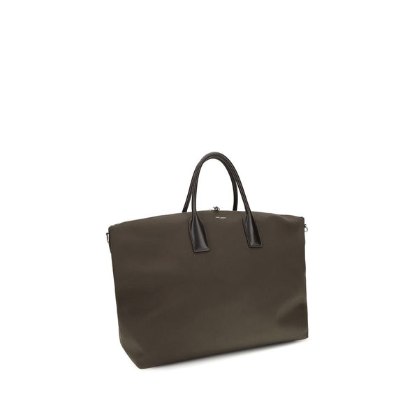Saint Laurent Brown Calf Leather Bos Taurus Luggage And Travel