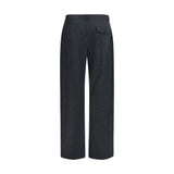 Khaite Gray Wool Oves Aries Casual Pants