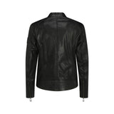 Belstaff Black Lamb Ovis Aries Leather Jacket