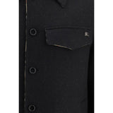 Burberry Black Wool Oves Aries Jacket