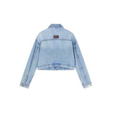 Armani Exchange Blue Kapok Denim Jacket