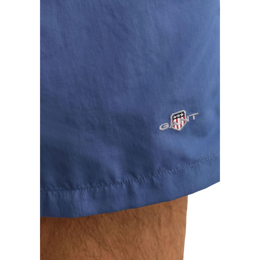 Gant Blue Recycled Polyamide Swim Shorts