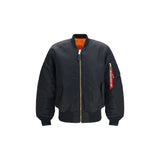 ALPHA INDUSTRIES Black Nylon Bomber