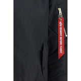 ALPHA INDUSTRIES Black Nylon Bomber