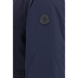 Moncler Blue Wool Oves Aries Shell Jacket