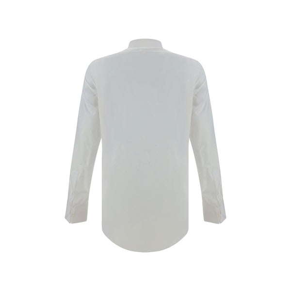 Finamore White Cotton Dress Shirt
