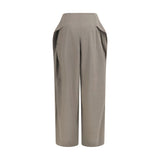 Jacquemus Gray Wool Oves Aries Flared Pants