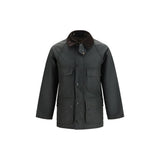 Barbour Gray Cotton Shell Jacket