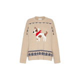 Max Mara Beige Virgin Wool Sweatshirt