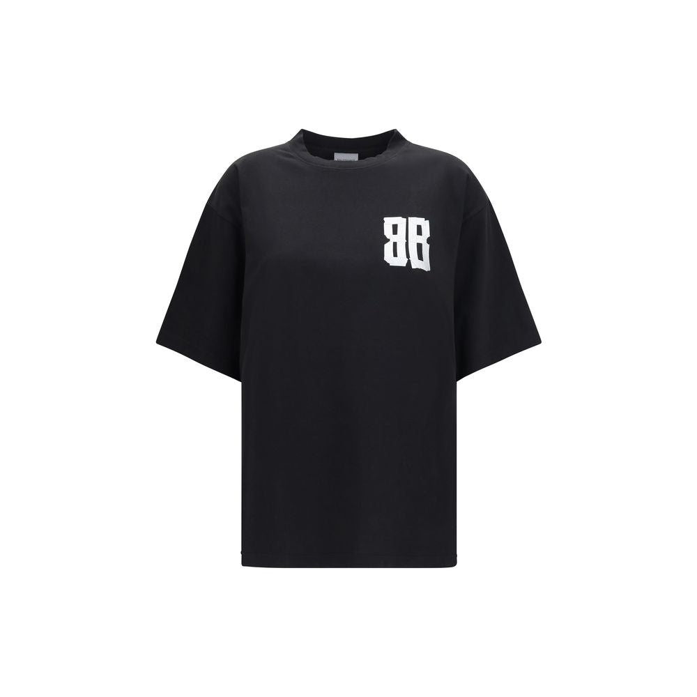 Balenciaga Black Cotton T-Shirt