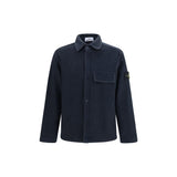 Stone Island Blue Polyamide Shirt