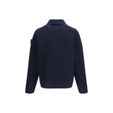 Stone Island Blue Wool Oves Aries Jacket